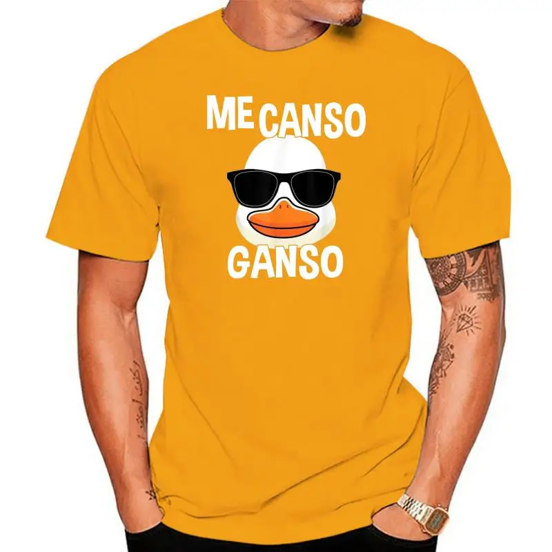 

Повседневная футболка с надписью «Me Canso Ganso Amlo», Мексиканский президент Андрес Мануэль Лопес обмадор, черная искусственная кожа