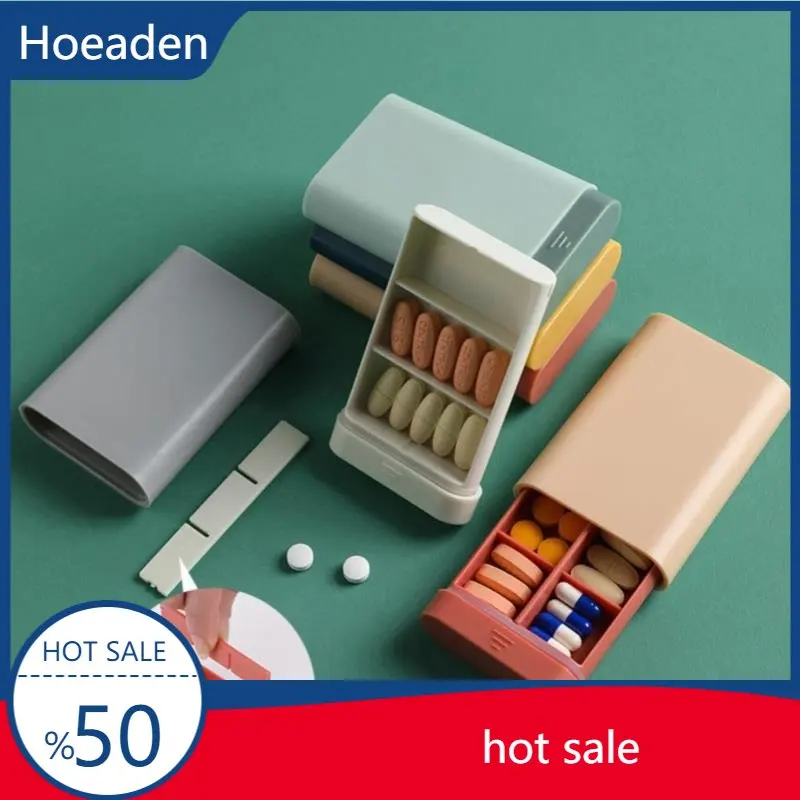 

1PCS Fashion Portable Nordic Style Pill Tablet Pillbox Dispenser Medicine Boxes