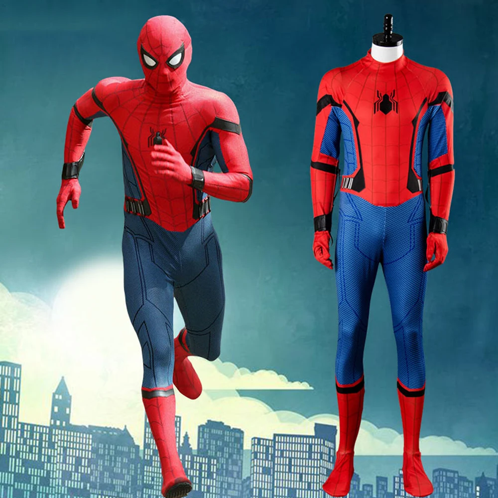 Костюм Человека-паука Marvel Питер Паркер костюм возвращение домой гражданская