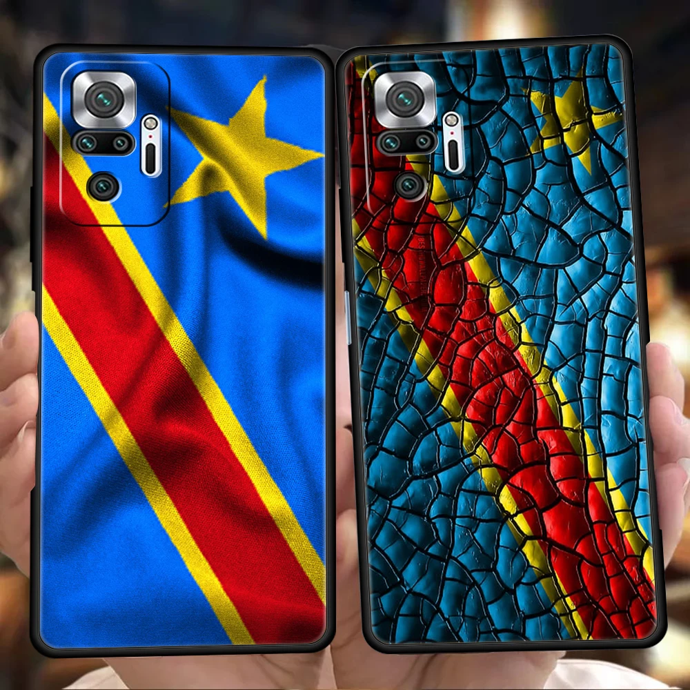 

Congo Democratic Republic Flag Luxury Case For Redmi K50 Note 10 11 11T Pro 9 9s 8 8T 7 K40 Gaming 9A 9C 8A Pro Plus 5G Shell