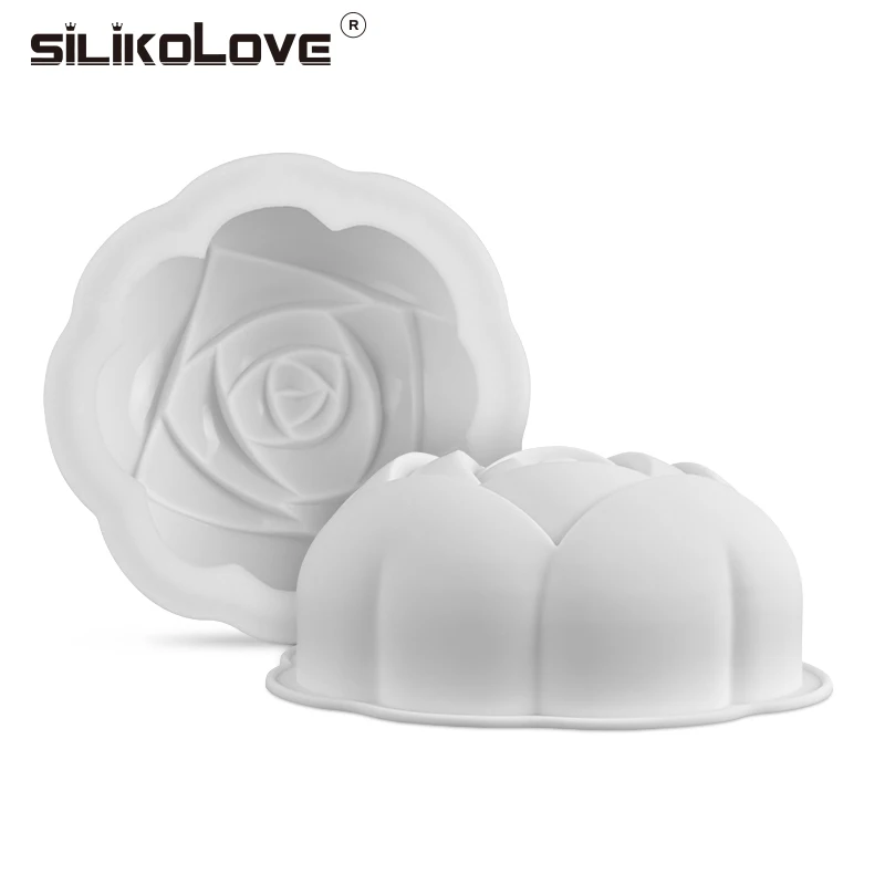 Силиконовая форма для формы торта SILIKOLOVE Rose силиконовая выпечки инструменты