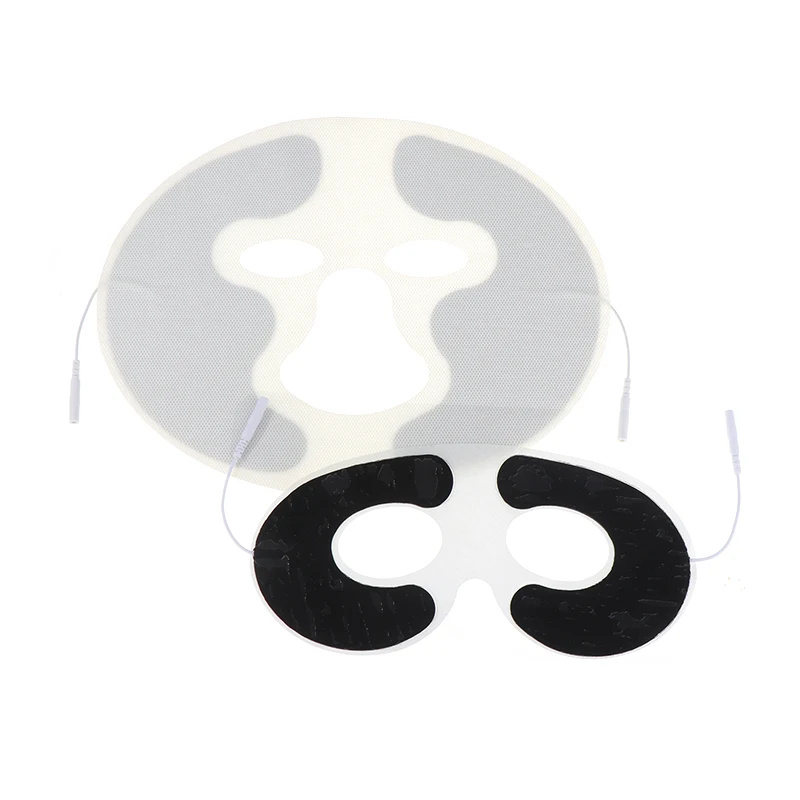 

1Pc Non Woven Self Adhesive Eye Mask Face Mask Electrode Pad For Electronic Pulse Therapy Massager With 2mm Pin Line