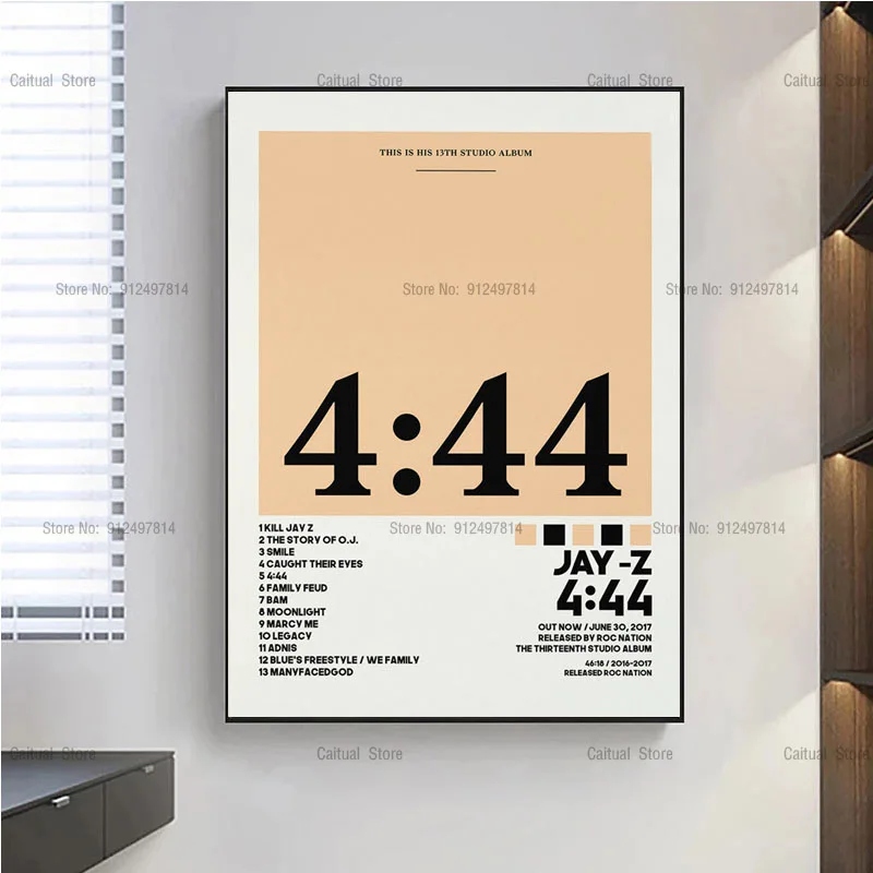 Новинка Джей-З и Канье Запад часы музыкальный альбом Картина на холсте плакат