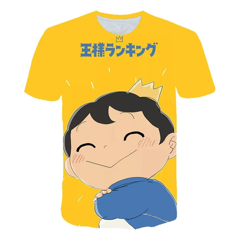 

Ranking of Kings Anime Boys Short Sleeve T-shirt Children Summer Fashion New Pouplar Japan Cartoon Tops Baby Girls Boys Tshirts
