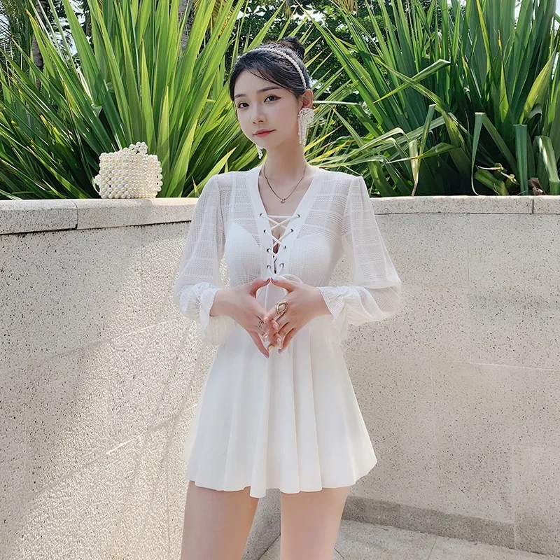 

Женский купальник, Женская юбка, сиамские боксерские трусы, независимый бюстгальтер, соблазнительный элегантный Сказочный фанат со стальной поддержкой