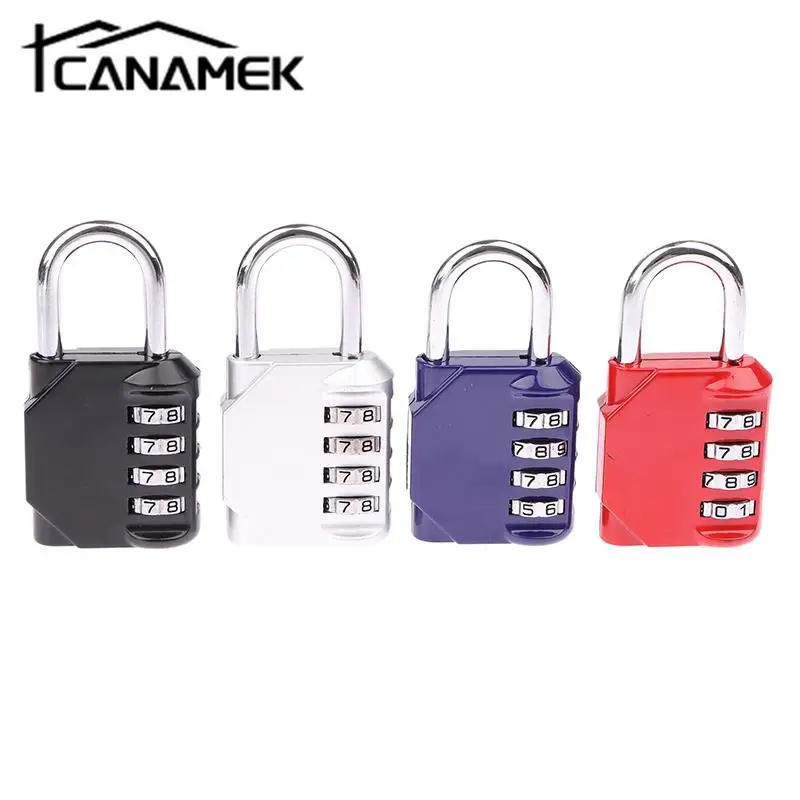 

Padlock Password Locks 4 Digit Waterproof Outdoor Lock For Door Suitcase Bag Package Cabinet Locker Window