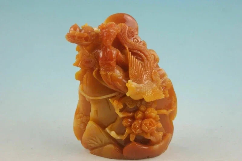 Китай Шоушань Камень Старая Ручная Резная Статуя Феи Статуи и Скульптуры