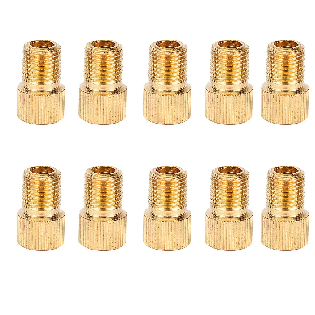 

10 шт./компл. насос адаптера клапана преобразователь Presta медный адаптер клапана колеса газовая насадка трубка инструмент велосипед аксессуа...