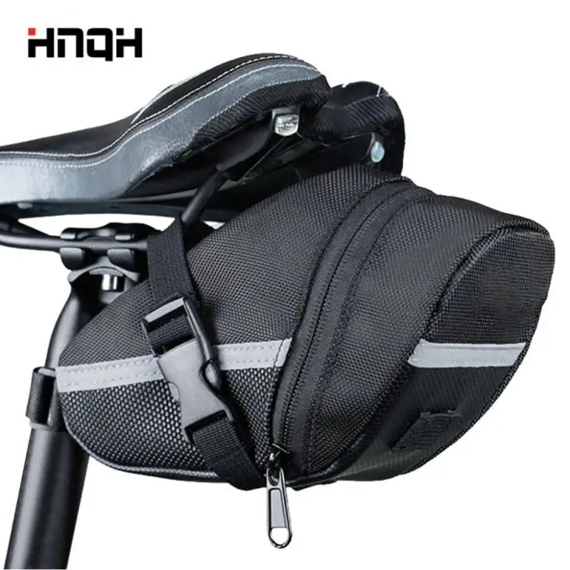

Bicycle Saddle Bag Nylon Cycling Mountain Bike Pouch Packing Tail Rear Bags Seat Cushion Bag Bicycle Tool Case Mtb Accessories