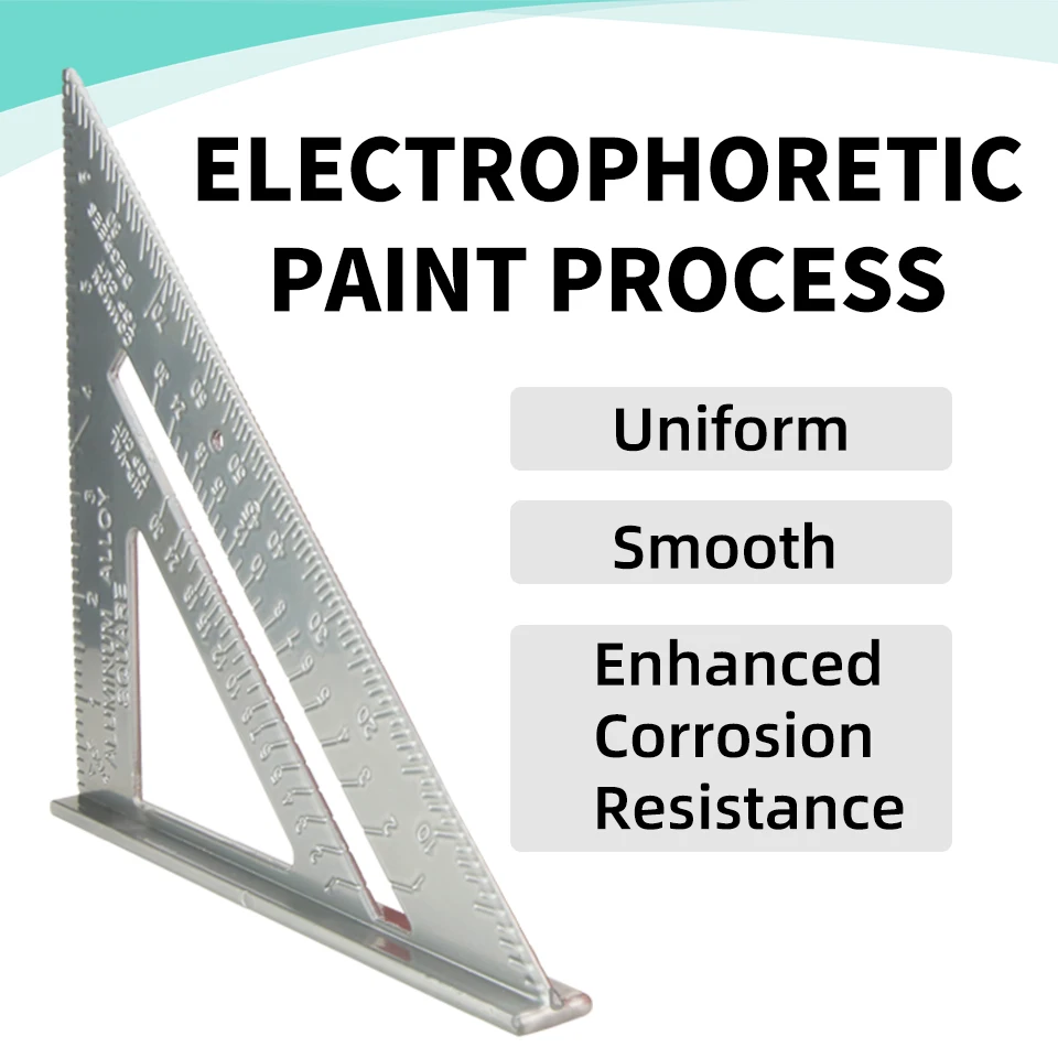 Треугольная линейка 7-дюймовый измерительный инструмент плотницкий набор из