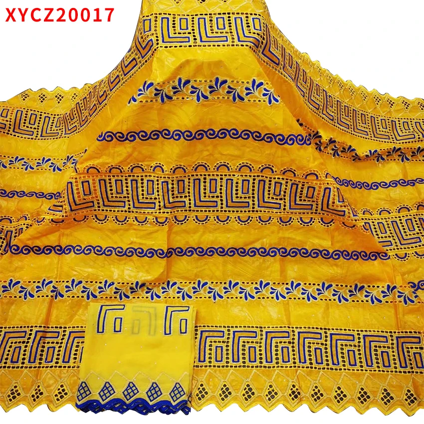 

Classic African Jacquard Bazin Fabric Super Brocade Sewing Material 7 Meters XYCZ20017 c