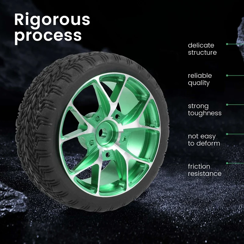 4 шт. металлические колесные диски резиновая шина для 1/10 RC On-Road Дрифт-тур Car Sakura