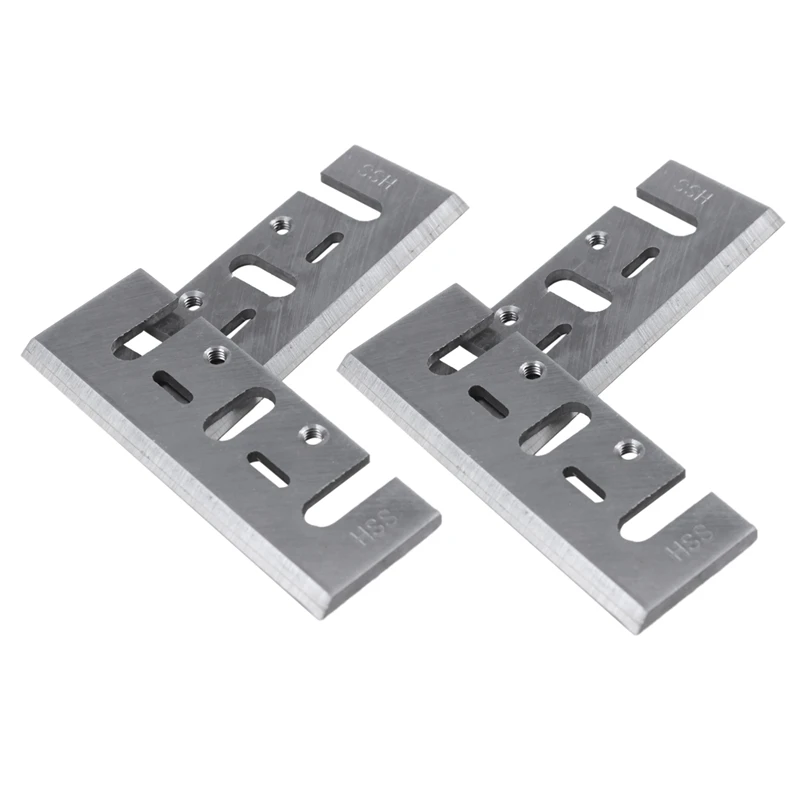 

4 шт. высокоскоростные стальные быстрорежущие строгальные лезвия 3 1/4 дюйма для Makita 1900B