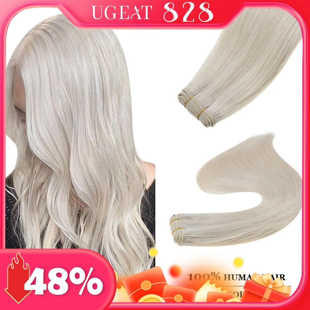 [12 Colors]Ugeat Hair Weft Extensions Human Hair 14-24