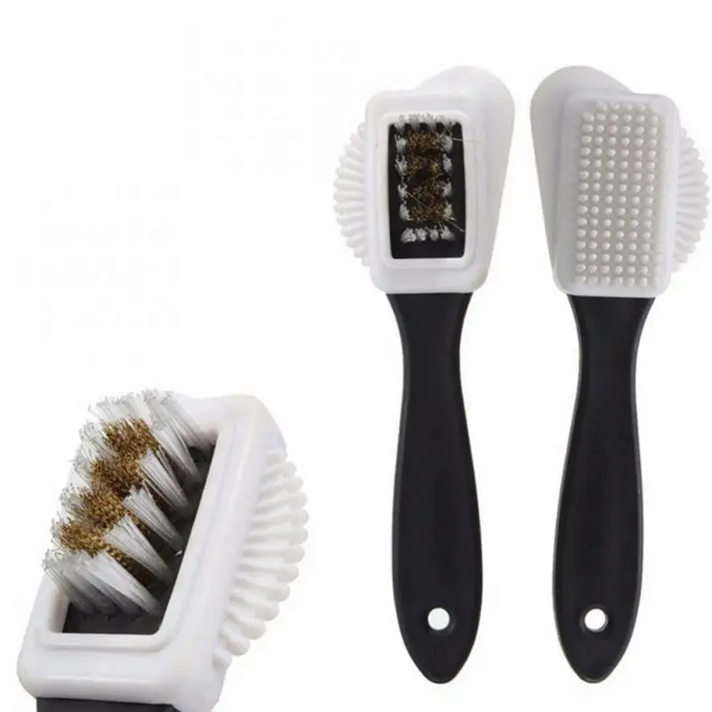 

1Pcs New 3 Side Cleaning Brush For Suede Nubuck Boot Shoes Black S Shape Shoe Cleaner Household Cleaning Tools Home Accessories