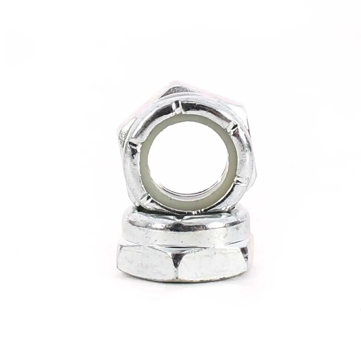Longboard Trucks Lock Nuts 3/8 (standard) Black Silver