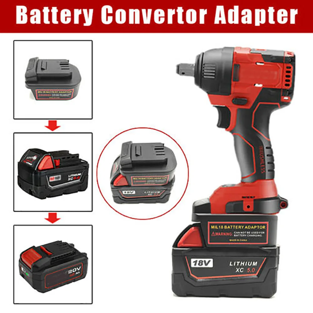 

Battery Adapter For DEVON 20V Li-Ion Tools For Milwaukee 18 18V Li-Ion Battery Converter BL1815 DCB180 KCH2021 Tool Batteries