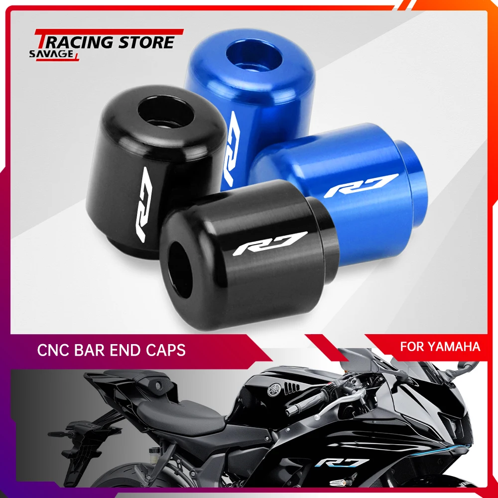 

YZFR7 2021 Handle Bar End Caps For YAMAHA YZF R7 YZF-R7 2022 Motorcycle Accessories Handlebar Grips Plugs Sliders Motocross