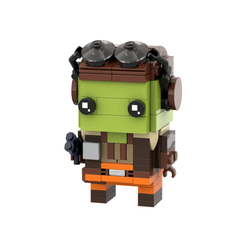 MOC General Hera Syndulla Brickheadz набор строительных блоков аниме мини-фигурка игрушечные
