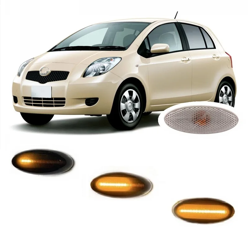 для Toyota Vitz KSP90 NCP9 # SCP90 2005 2006 2007 2008 2009 2010 Последовательный светодиодный индикатор