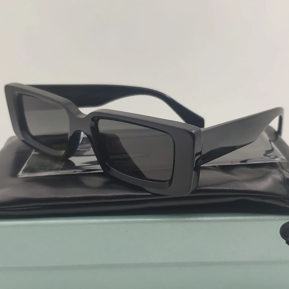 

Black Rectangle Acetate Women Men Fashion Sunglasses For Brand Designer Party Girls Hot Products Vintage Square For Sun Glasses