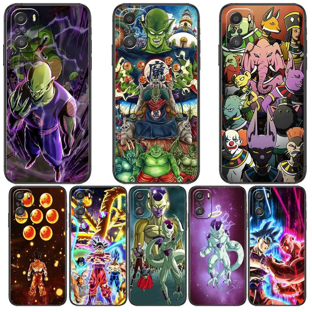 

Dragon Ball Demon Phone Case For xiaomi redmi 11 Lite pro Ultra 10 9 8 MIX 4 FOLD 10T Black Cover Silicone Back Prett