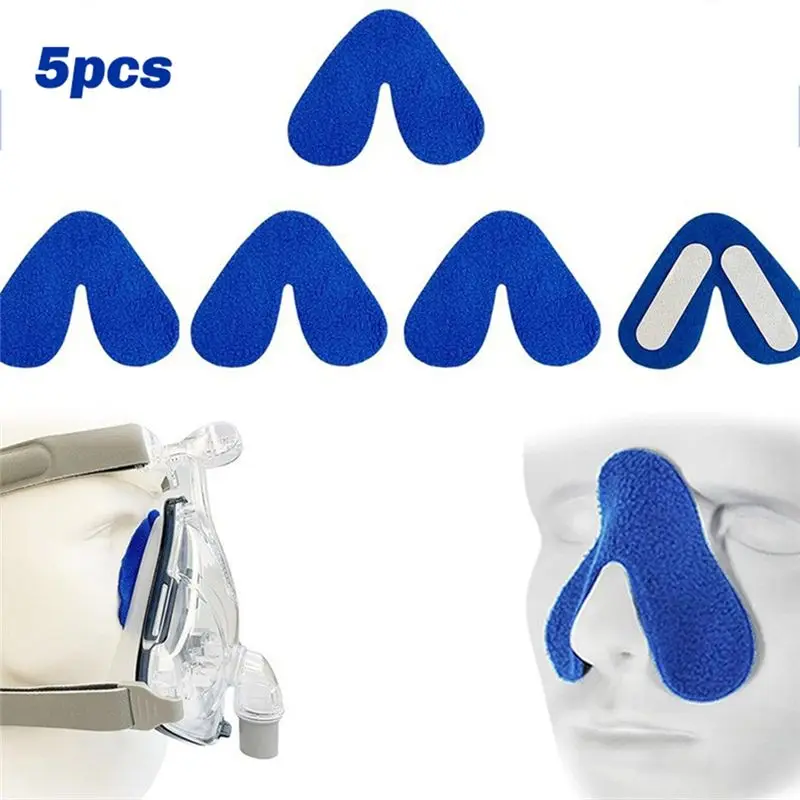 Фото Комфортные носовые подушечки ABWR-CPAP, 5 штук в упаковке, предотвращают дискомфорт в носу и покраснение кожи для улучшения сна с использованием аппаратов CPAP. №2