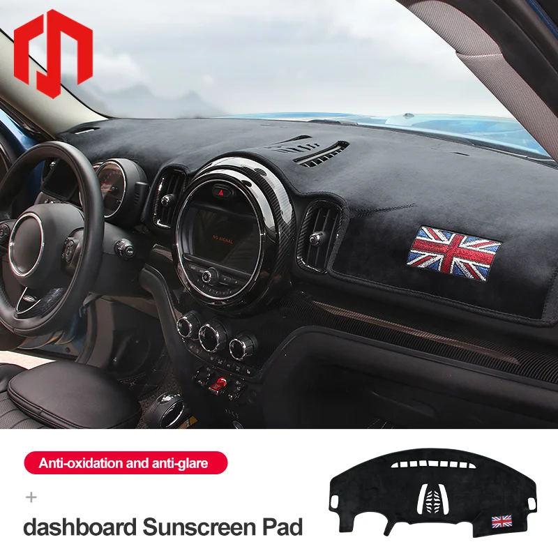 Накладка на приборную панель автомобиля, нескользящий коврик для приборной панели Mini Cooper Countryman S R55 R56 R60 R61 F56 F55 F54 F60, автомобильные аксессуары