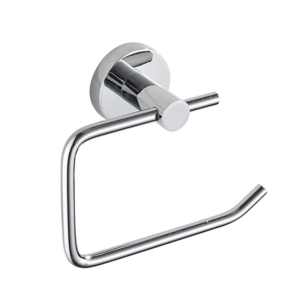 

1pc Tissue Holder Wall-mounted Copper Sturdy Roll Paper Holder Organizer Holder for Hotel