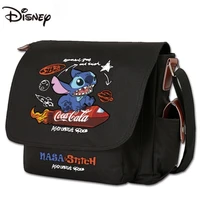 disney stitchs new youth one shoulder oblique bag luxury brand student schoolbag mens and womens one shoulder oblique bag