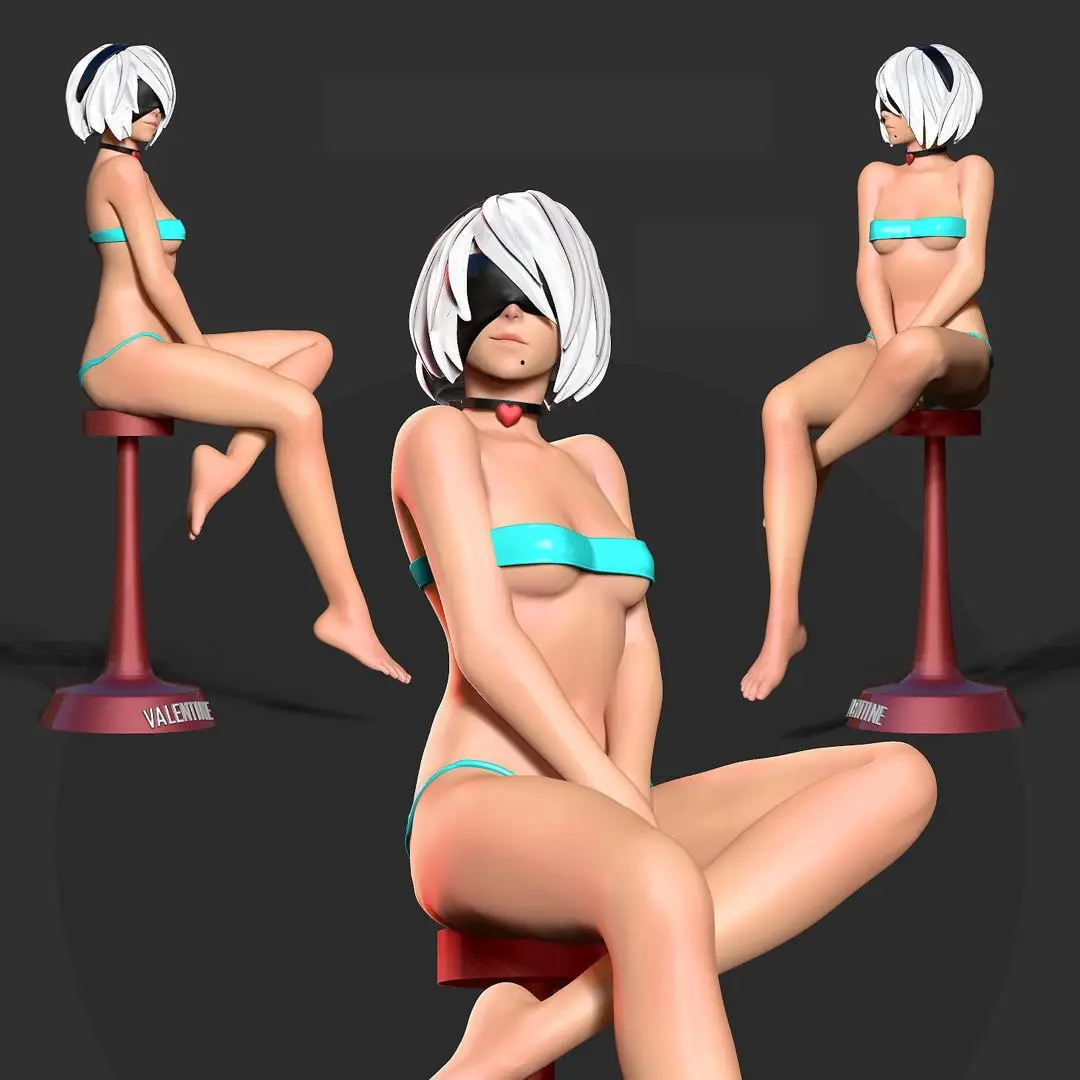 

1/35 and 1/24 , miniature model resin figure , A girl relaxing in a chair , Unassembled and unpainted kit
