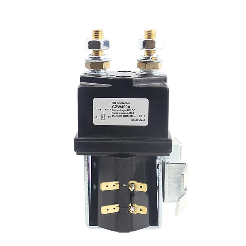 

Контактор постоянного тока CZW400A, нормально открытый контактор постоянного тока для строительного оборудования, телекоммуникационное оборудование, 12 В, 24 В, 36 В, 48 В, 60 в, 72 в