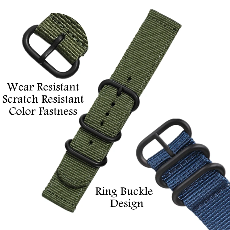 Watch Band 22mm Nylon Canvas Strap For Huawei GT 2 GT2 Pro 2E Watch Strap Replacements Honor Magic 1 2 46mm Watch Mens Strap