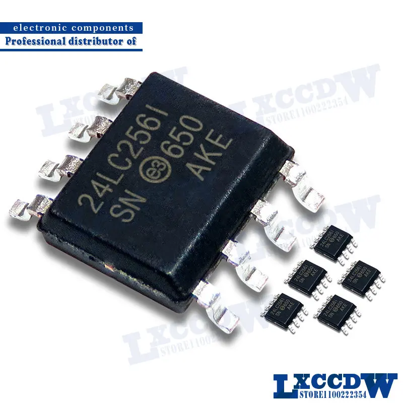 10 шт. 24LC256-I/SN SOP-8 24LC256T-I/SN 24LC32-I/SN 24LC02BT-I/SN 24LC02B-I/SN 24LC08B-I/SN 24LC04B-I/SN 24LC64-I/SN 24LC128-I/SN