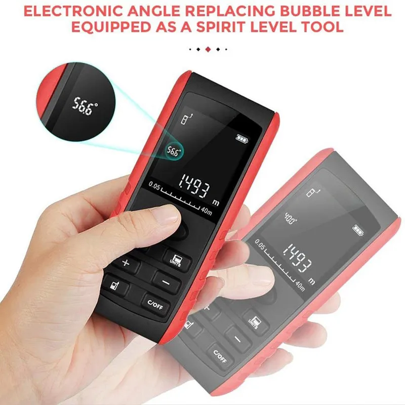 Лидер продаж портативный лазерный измерительный мини-дальномер 60 м измеритель