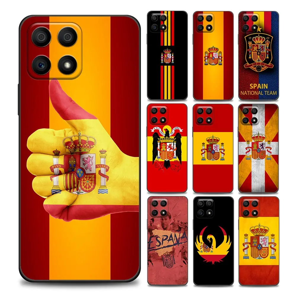 

ESPANA Spanish Spain Flag Phone Case For Honor 50 30 10 Lite 30i 20 20e 9A 9C 9X Pro 8X Nava 8i 9 Y60 Cover Soft Silicone Cases