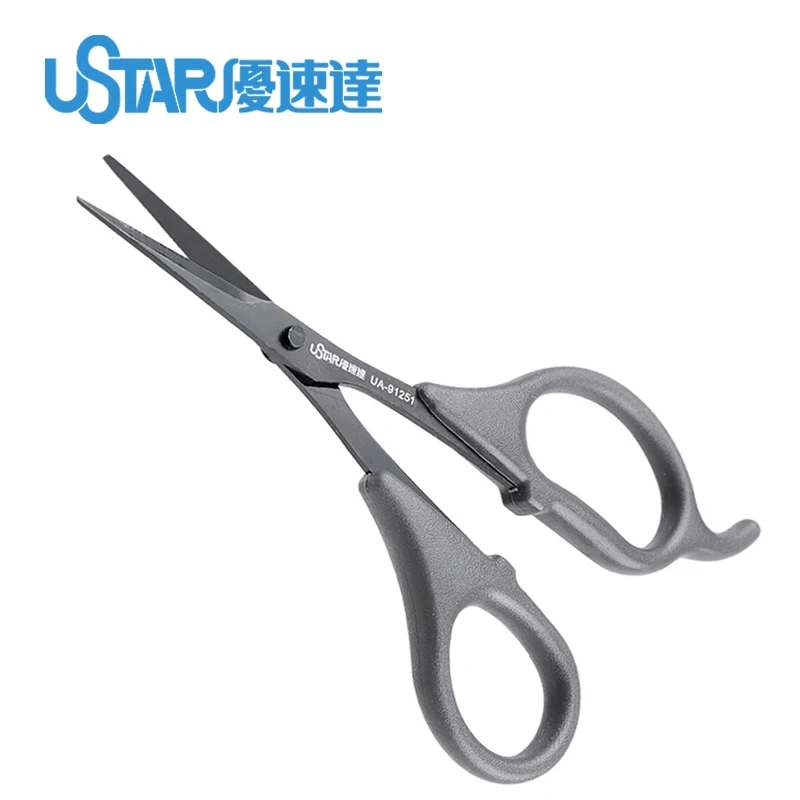 

U-STAR UA-91251, высокоточные моделирующие ножницы для модельных наклеек, наклейки для воды, фото-Выгравированные детали, изготовление моделей, специальные инструменты