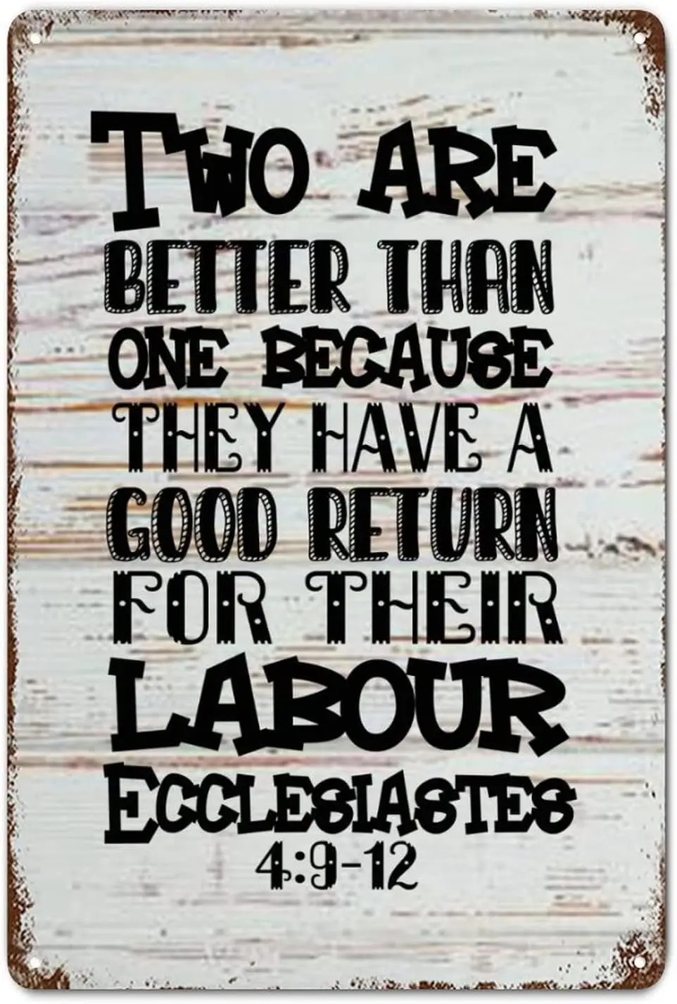 LUIJORGY цитата металлический знак с надписью два лучше одного позитивная жизнь