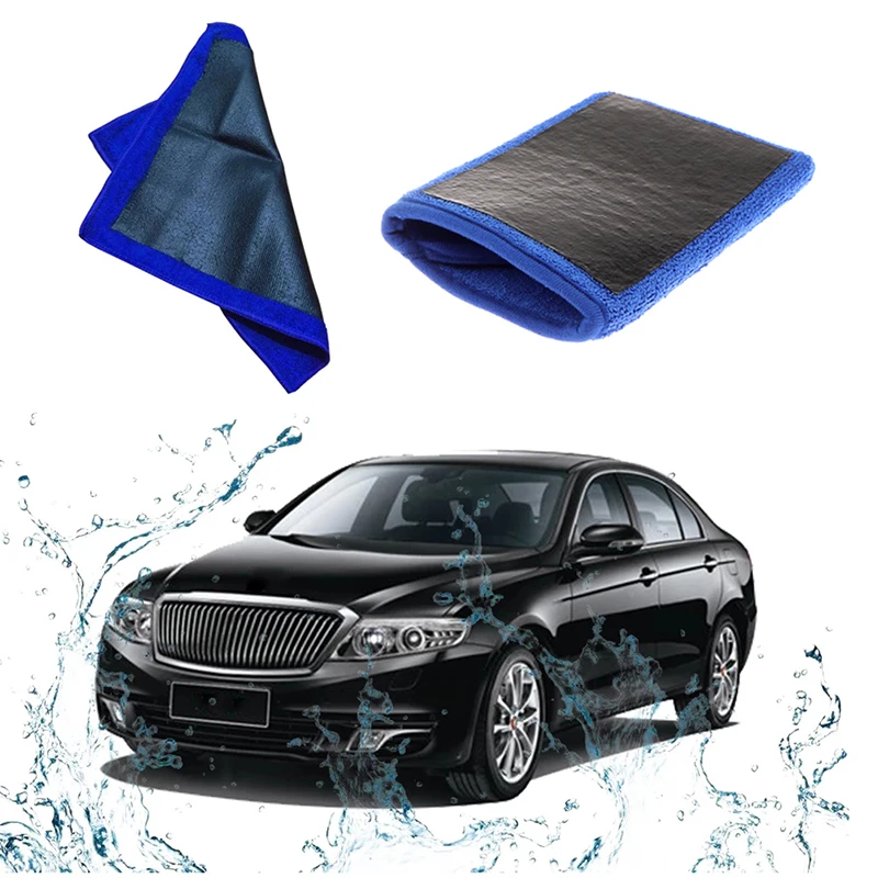 30*30cm Car Cleaning Magic Clay Cloth Detailing Washing Towel with Blue Clay Car Towel Washing Tool Car Wash Accessories