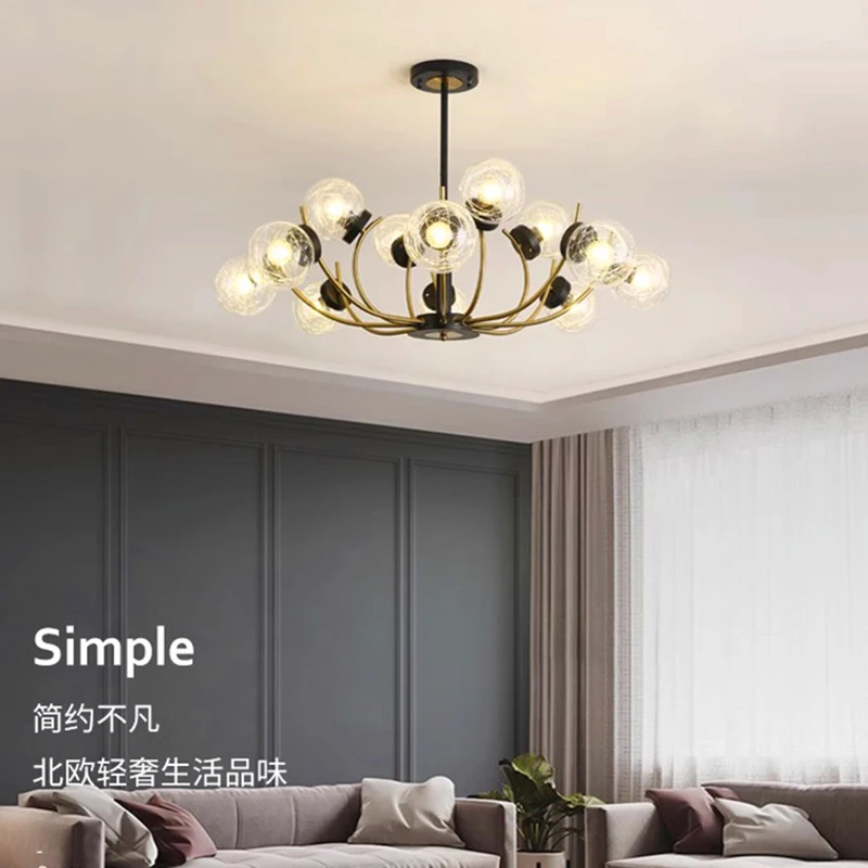 

Pendant Lamp Led Art Chandelier Light Room Decor Nordic smart home Christmas decoration living indoor dining