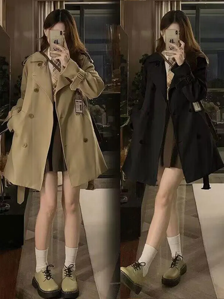 Повседневное пальто больших размеров High Sense верхняя одежда женский осенне-зимний