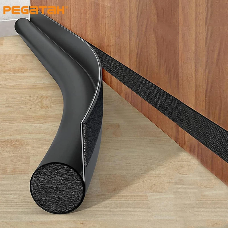 

Door Bottoom Seal Strip Door Draft Noise Reduction Stopper Weather Stripping Draft Blocker Insulator Weatherstrip Acoustic Foam