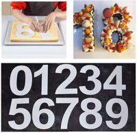 0 9 numbers shape cake mold cake decorating maker 3d hand made mould diy chocolate cake home bakery baking tool