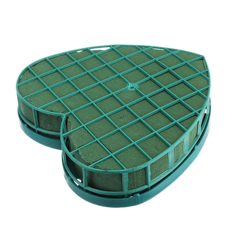 

1Pc Foam Sucker Useful Fine Durable Good Heart Shape Sucker Floral Foam Sucker Wedding Car Sucker