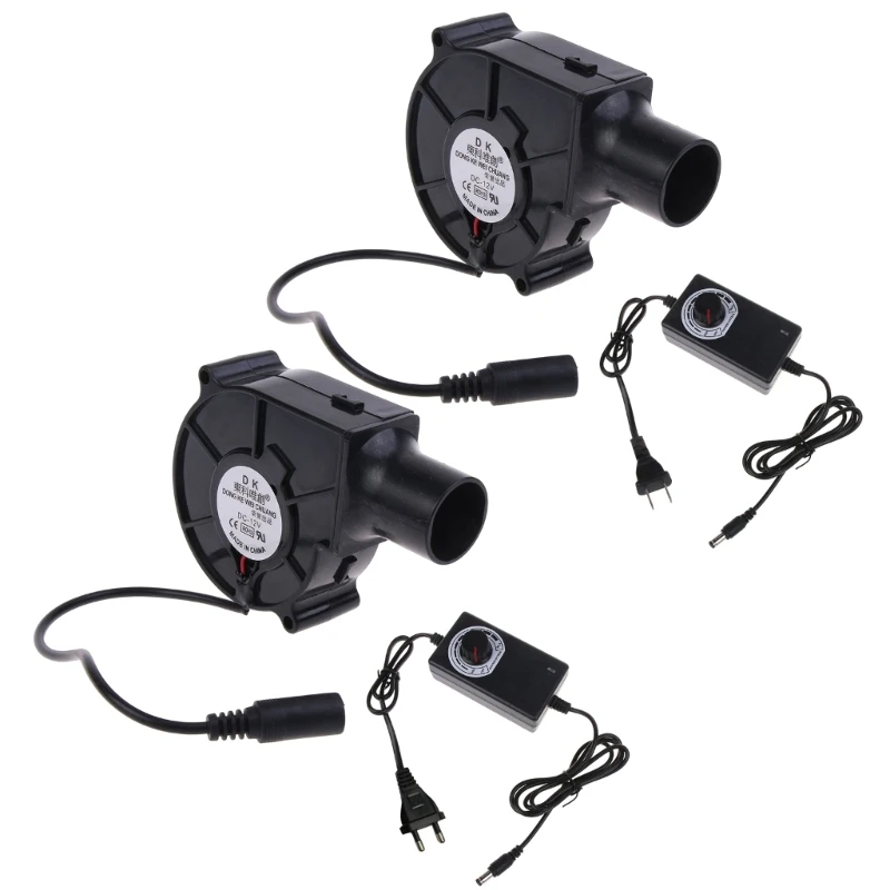 

US/EU Plug BBQ Fan Air Blower 12V Large Air Flow 110V 220V AC Powered Fan P15F