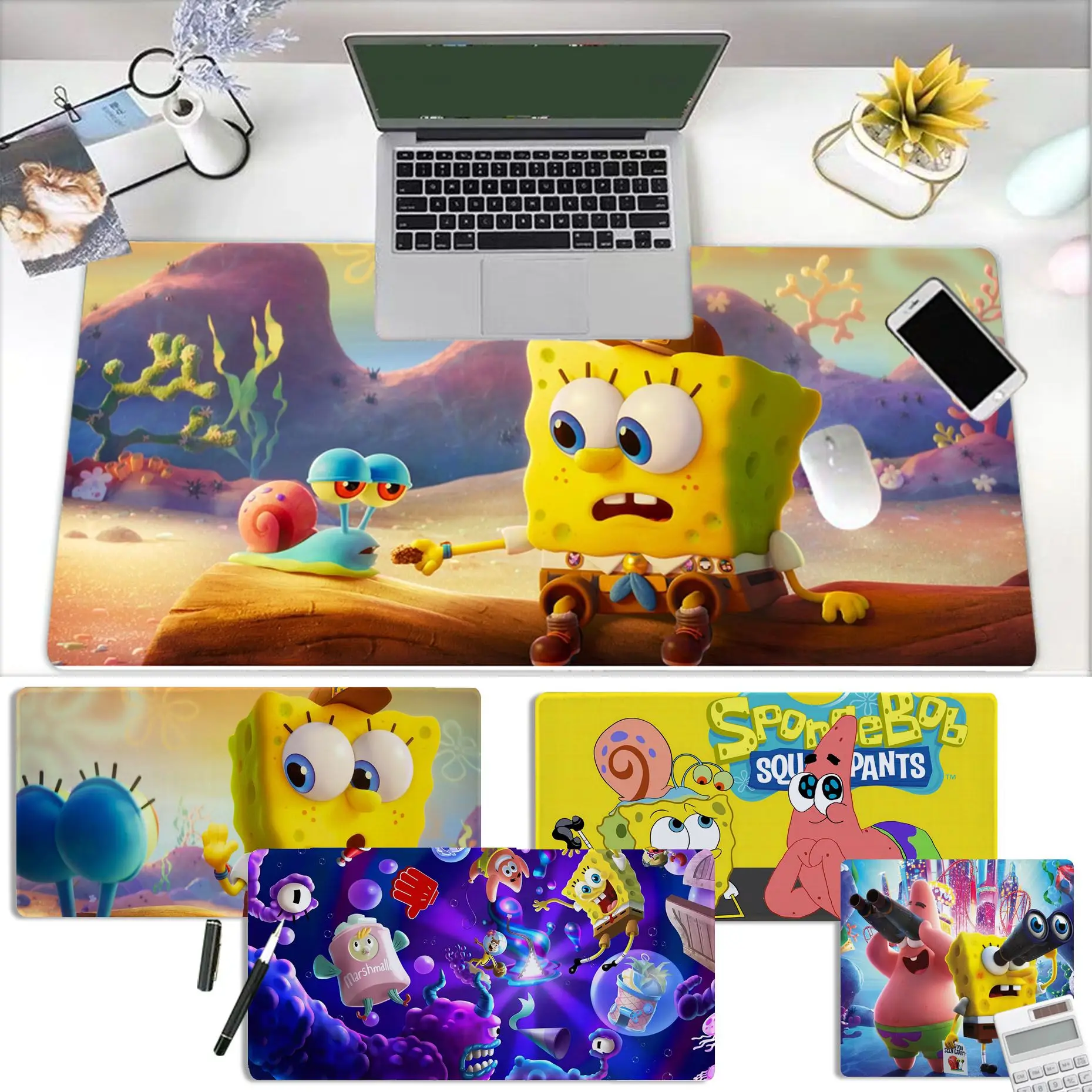 

Cute S-SpongeBobS Mousepad High Quality Customized Laptop Gaming Mouse Pad Size For Gameing World Of Tanks CS GO Zelda