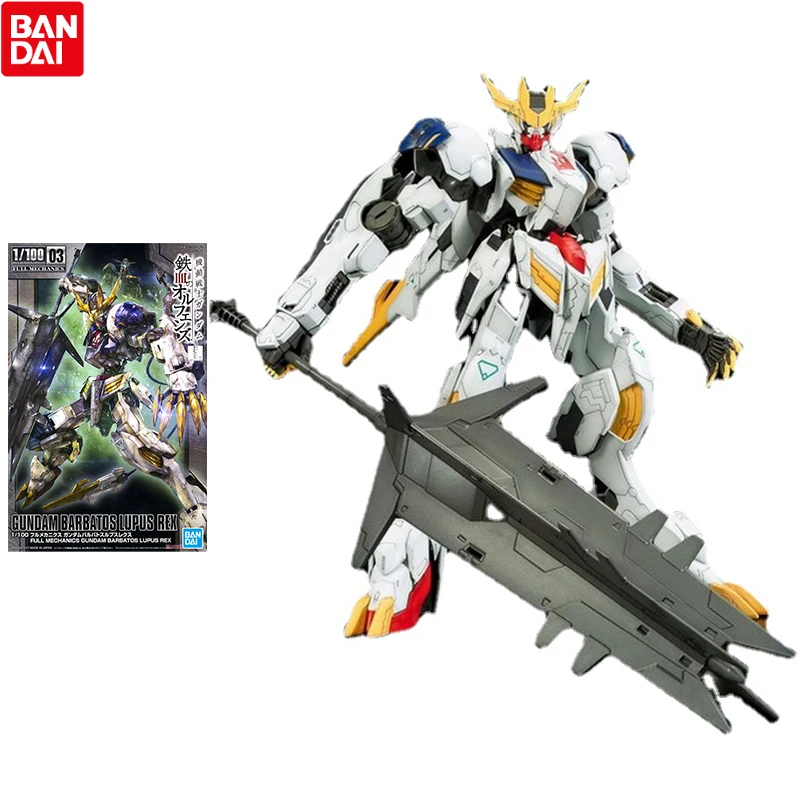 

Bandai Gundam Model Kit Anime Figure TV 03 1/100 Barbatos Lupus Rex Genuine Gunpla Model Action Toy Figure Toys for Children