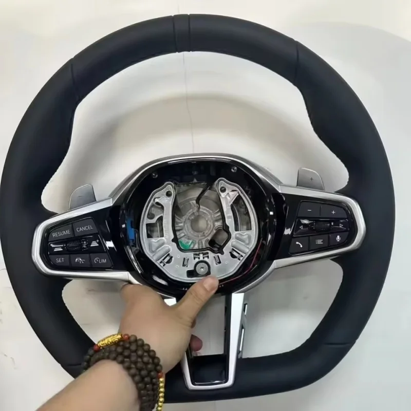 Фото Индивидуальный кожаный чехол из микрофибры для руля BMW FSeries G Series G01 G02 G05 G06 G07 G08 G11 G12 G20 G30 №1