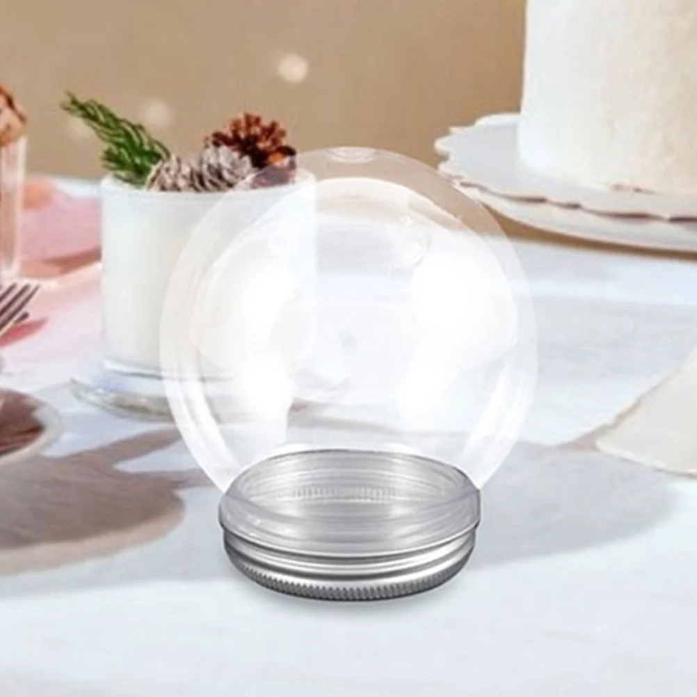 Бутылка снежного шара мини-прозрачный снежок планета Земли пустые шары для воды