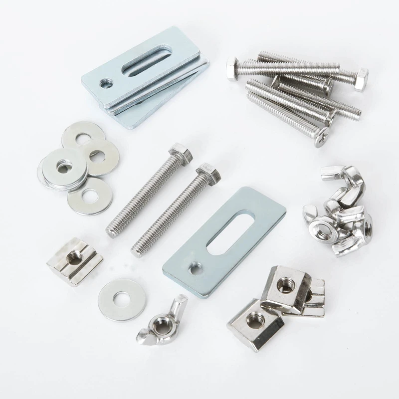 8 Pcs Mini Hold Down Clamp Kit Antislip Horizontal With For 3018-PRO 3018-MX3 3018-Prover 1810-PRO CNC Router Machine